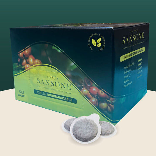 50 Cialde caffè Sansone biodegradabili